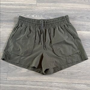 Olive Green Women's Athletic Shorts